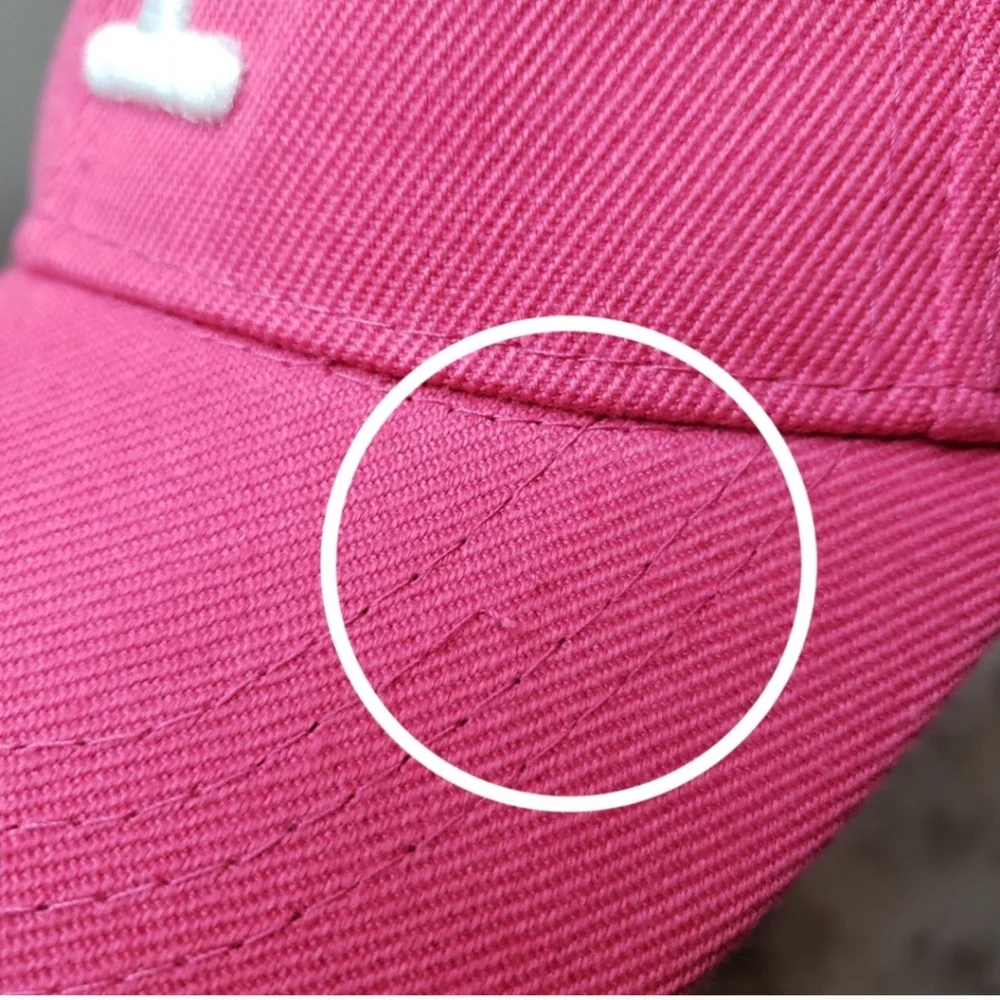 NY Embroidered Pink Baseball Cap